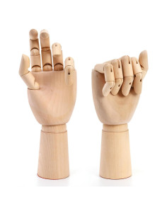 Manos de Dibujo Artístico Tosnail 29 cm Posables 2 Piezas