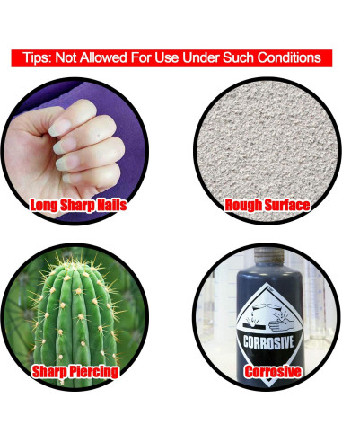 Guantes Protectores de Dedos ANCIRS Gel - 20 Piezas Blancas