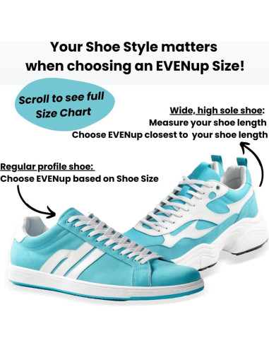 EVENup Equilibrador de Zapatos X-Large Ajustable 3 Alturas