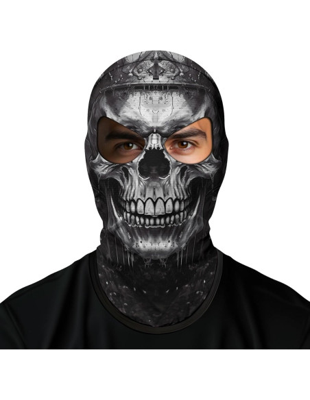 Balaclava Unisex ShopINess 3D Calavera para Deportes Balaclava Unisex ShopINess 3D Calavera para Deportes