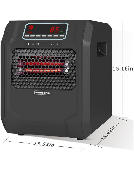 Calentador Eléctrico Portátil VOLTORB 1500W con Control Remoto Calentador Eléctrico Portátil VOLTORB 1500W con Control Remoto