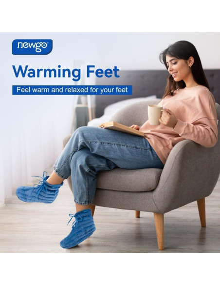 Botas Calentables NEWGO para Pies Fríos - Terapia Calor Húmedo Botas Calentables NEWGO para Pies Fríos - Terapia Calor Húmedo
