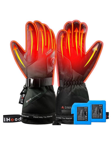 Guantes Calentados iHood Táctiles Recargables Impermeables