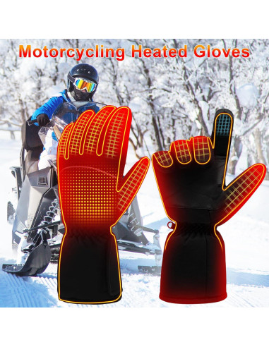 Guantes Calentados Magnolia 4.5V Unisex para Clima Frío