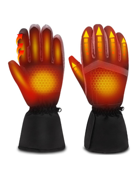 Guantes Calentados USB SVPRO Impermeables Táctiles Unisex Guantes Calentados USB SVPRO Impermeables Táctiles Unisex