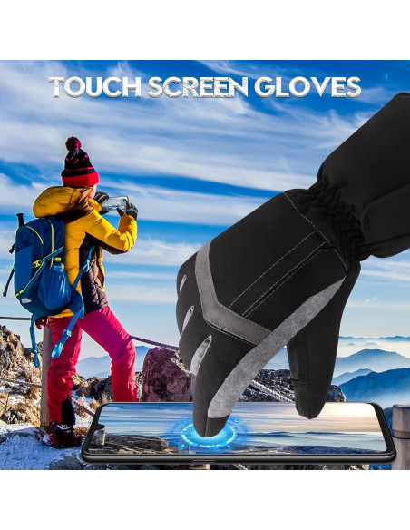 Guantes Calentados USB SVPRO Impermeables Táctiles Unisex Guantes Calentados USB SVPRO Impermeables Táctiles Unisex