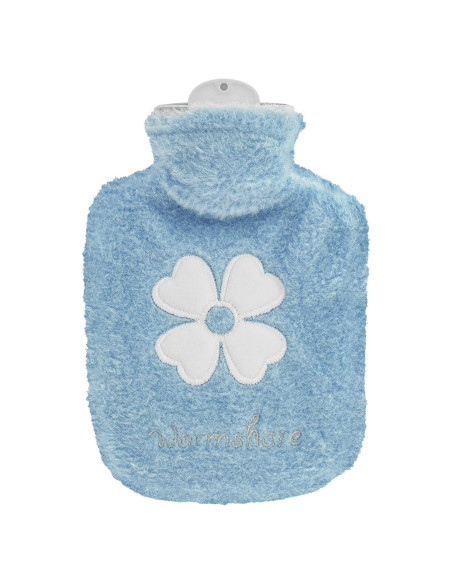 Bolsa de Agua Caliente 500ml Thinp con Funda Suave Azul Bolsa de Agua Caliente 500ml Thinp con Funda Suave Azul