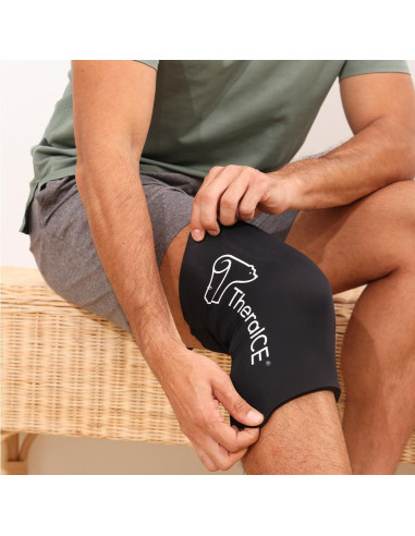 Funda de compresión fría TheraICE para rodilla y codo M