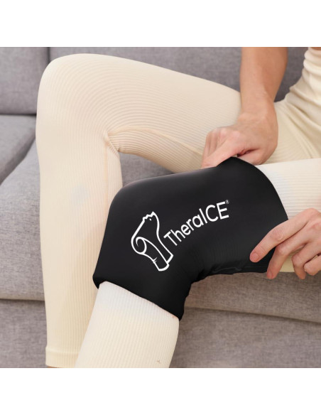 Funda de compresión fría TheraICE para rodilla y codo M Funda de compresión fría TheraICE para rodilla y codo M