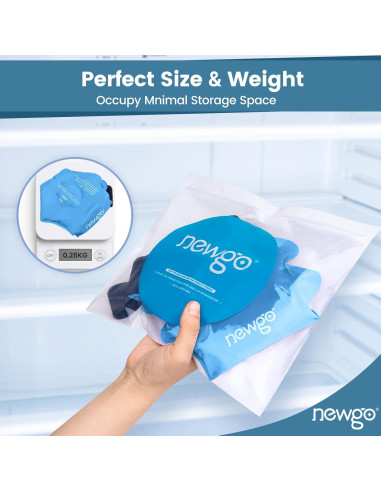 Funda de Hielo para Tobillo NEWGO Gel Frío Caliente 44 cm