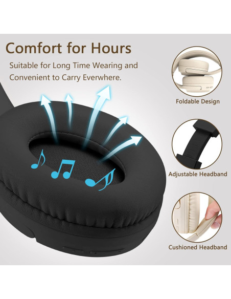 Auriculares Inalámbricos Bingozones SN-A2 Bluetooth 5.3 Plegables Auriculares Inalámbricos Bingozones SN-A2 Bluetooth 5.3 Plegables