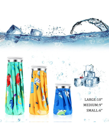 Bolsa de Hielo Reutilizable Shihanee 3 Pcs 15-23 cm Multicolor Bolsa de Hielo Reutilizable Shihanee 3 Pcs 15-23 cm Multicolor