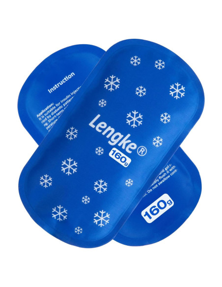 Paquete de Hielo Reutilizable LENGKE 2 Pcs 160g para Insulina Paquete de Hielo Reutilizable LENGKE 2 Pcs 160g para Insulina