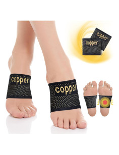 Soporte de Arco de Cobre Askfeel para Fascitis Plantar 2 Pzas