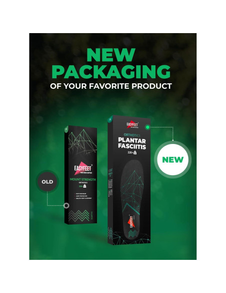 Plantillas ortopédicas EASYFEET para arco alto 220 lbs L Plantillas ortopédicas EASYFEET para arco alto 220 lbs L