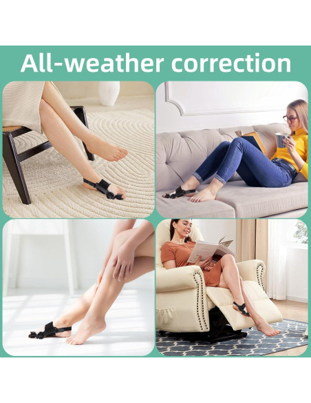 Corrector de Juanetes Ajustable FMGJKQL para Hombres y Mujeres Corrector de Juanetes Ajustable FMGJKQL para Hombres y Mujeres