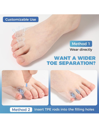 Kit Corrector de Juanete Tevezo con Separadores de Dedo