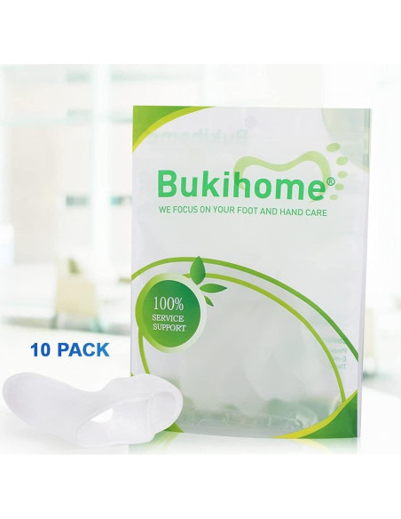 Protectores de Almohadillas para Juanetes Bukihome 10 Pzas Protectores de Almohadillas para Juanetes Bukihome 10 Pzas