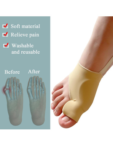 Corrector de Juanetes KSNLM - Almohadillas de Gel - 2 Pares