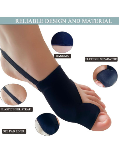 Corrector de Juanetes KSNLM - Almohadillas de Gel - 2 Pares