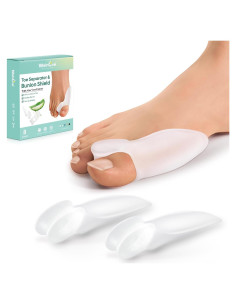 Protector de Bunion Welnove, 8 Almohadillas de Gel Transparente