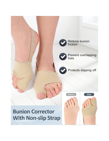 Corrector de Juanetes BLATOWN 2 Pcs Gel Transpirable S Corrector de Juanetes BLATOWN 2 Pcs Gel Transpirable S