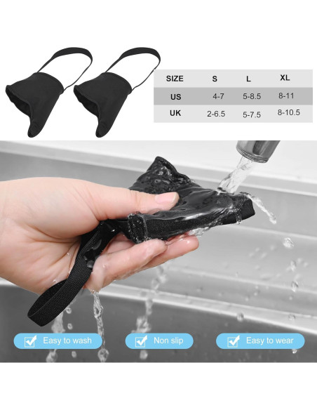 Corrector de Bunionete DYKOOK XL Negro con Almohadillas de Gel Corrector de Bunionete DYKOOK XL Negro con Almohadillas de Gel