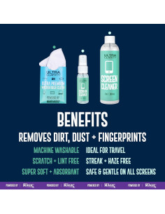 Limpiador de Pantallas Nano Magic Ultra Clarity 7oz - Kit 3 Piezas 2