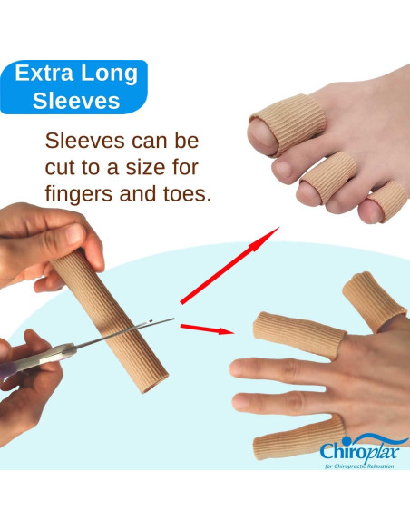 Mangas Protectores de Dedos Chiroplax - Paquete 5 Unidades S/M/L Mangas Protectores de Dedos Chiroplax - Paquete 5 Unidades S/M/L