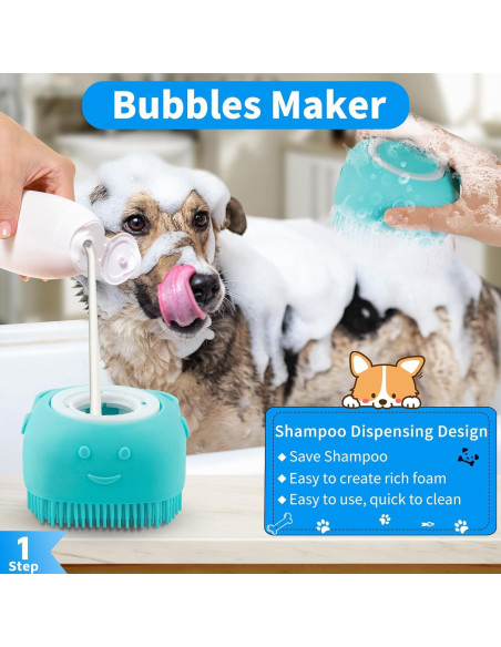 Comotech Cepillo de Aseo 3 en 1 para Perros y Gatos Azul Comotech Cepillo de Aseo 3 en 1 para Perros y Gatos Azul
