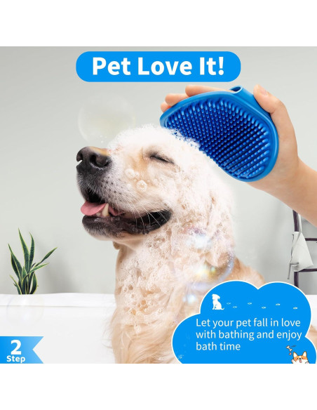 Comotech Cepillo de Aseo 3 en 1 para Perros y Gatos Azul Comotech Cepillo de Aseo 3 en 1 para Perros y Gatos Azul