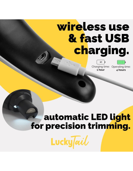 Molinillo de Uñas Eléctrico LuckyTail para Perros y Gatos Molinillo de Uñas Eléctrico LuckyTail para Perros y Gatos