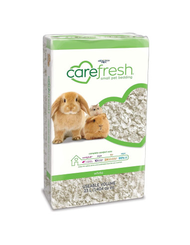 Lecho para Mascotas Pequeñas Carefresh 23L 99% Libre de Polvo