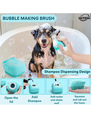 Kit de Aseo para Perros 8 Piezas SHYNEE - Cepillo y Guantes