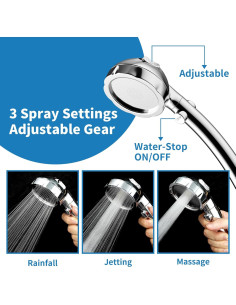 Rociador de Ducha para Perros Hibbent con Manguera 302.3 cm 2