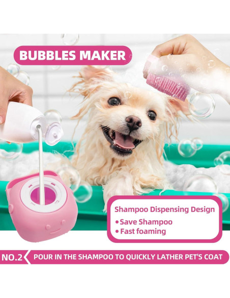 Kit de Aseo para Mascotas KUEIOX - Cepillos y Toalla Rosa Kit de Aseo para Mascotas KUEIOX - Cepillos y Toalla Rosa