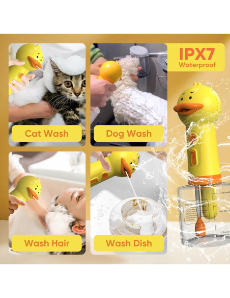 Dispensador de Champú Eléctrico para Perros LilyAbeille 400ml Dispensador de Champú Eléctrico para Perros LilyAbeille 400ml