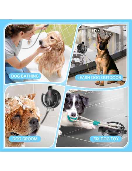 HLOGREE Ventosa de Baño para Perros Grandes hasta 118 kg HLOGREE Ventosa de Baño para Perros Grandes hasta 118 kg