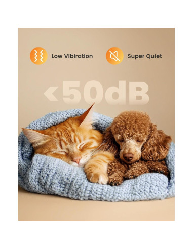 Kit de Aseo para Gatos Oneisall 3 en 1 Cortadora Silenciosa