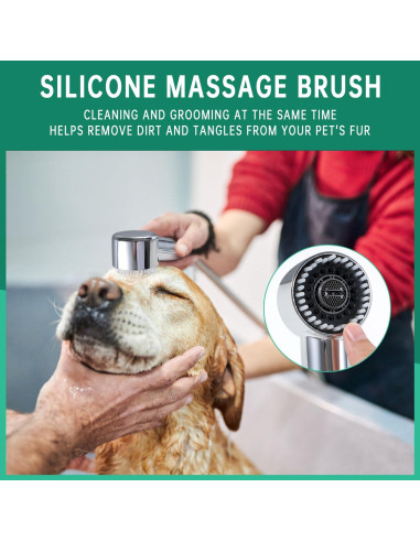 Ducha para Perros V-Frankness 3 Modos con Manguera 254 cm