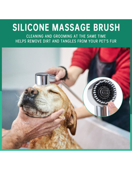 Ducha para Perros V-Frankness 3 Modos con Manguera 254 cm Ducha para Perros V-Frankness 3 Modos con Manguera 254 cm