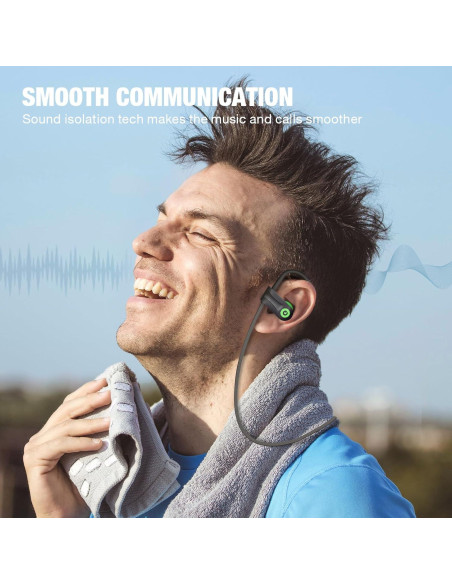 Auriculares Inalámbricos Boean U18 Bluetooth 5.3 IPX7 Verde Auriculares Inalámbricos Boean U18 Bluetooth 5.3 IPX7 Verde