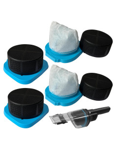 Paquete de 4 Filtros HEPA Aolleteau HNVDFilter para Aspiradora BLACK+DECKER