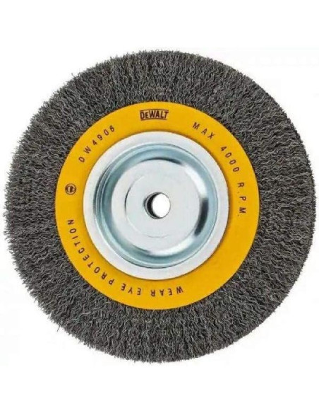 Rueda de Alambre DEWALT DW4906 para Amoladora de Banco 21cm Rueda de Alambre DEWALT DW4906 para Amoladora de Banco 21cm