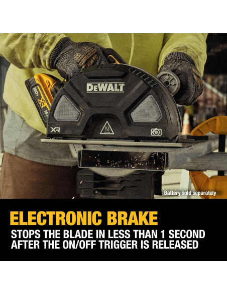 Sierra Circular DEWALT 20V MAX XR 7.25" para Metal DCS383B Sierra Circular DEWALT 20V MAX XR 7.25" para Metal DCS383B