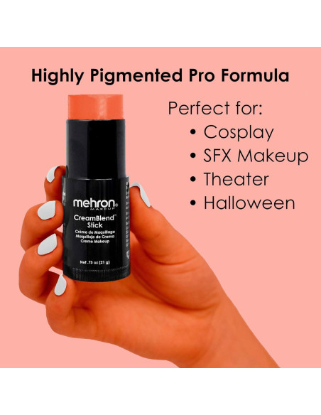 Maquillaje CreamBlend Stick Mehron 21 g - Color Auguste Maquillaje CreamBlend Stick Mehron 21 g - Color Auguste