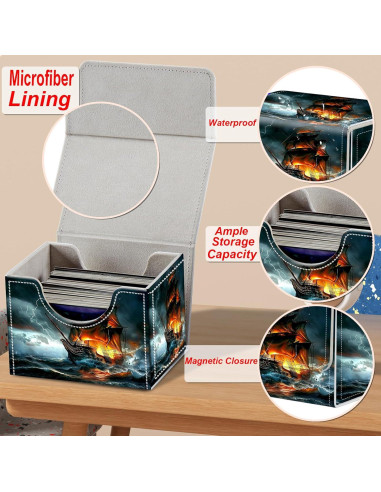 Caja de Barajas BVCLKJPOI para MTG - Almacenamiento 200 Cartas