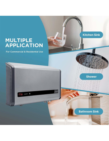 Calentador de Agua Eléctrico Sin Tanque Black+Decker 36kW