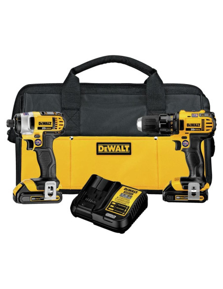 Kit Taladro y Destornillador DEWALT DCK280C2 20V MAX Inalámbrico Kit Taladro y Destornillador DEWALT DCK280C2 20V MAX Inalámbrico