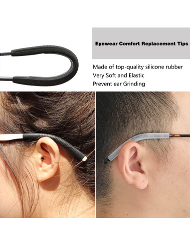 Puntas de Silicona para Gafas KECHIO - Antideslizantes